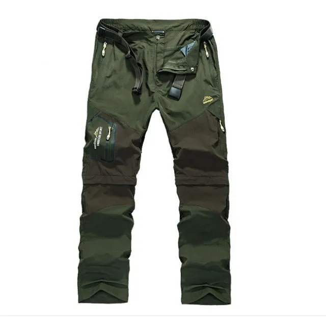NUONEKO Trekking Quick Dry Removable Outdoor Men's Summer Breathable Pants/Shorts