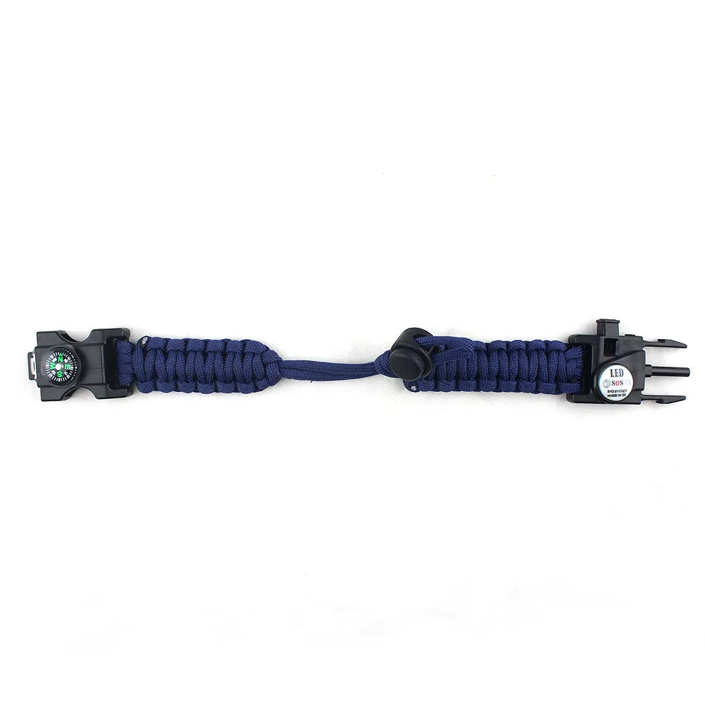 Outdoor Multifunctional Survival Bracelet, Bracelet Kit with campass