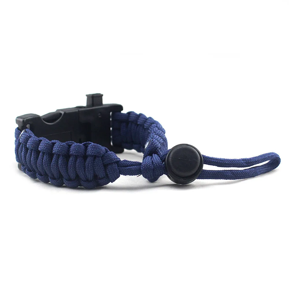 Outdoor Multifunctional Survival Bracelet, Bracelet Kit with campass