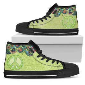 Peace Green Women's High Top