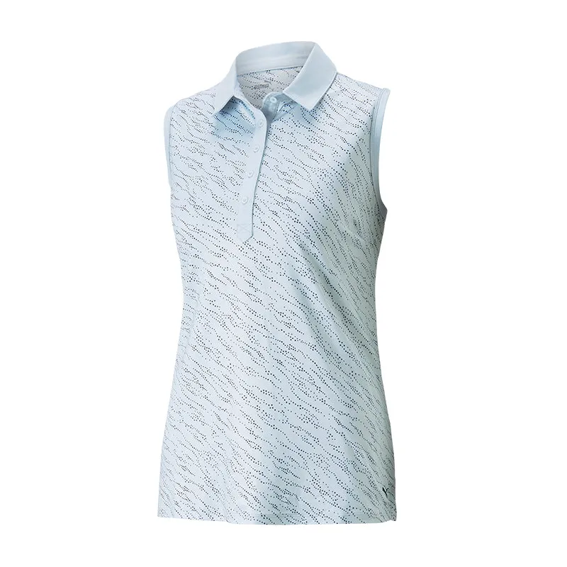 PUMA CLOUDSPUN Water Women's Polo (Lucite/Navy)