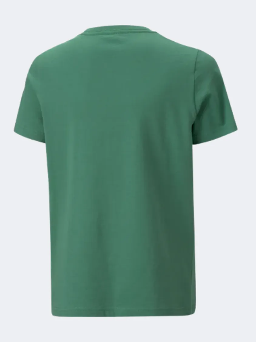 Puma Essentials Logo Boys Lifestyle T-Shirt Vine