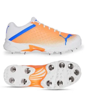 Puma One8 22.2 Cricket Shoes With Steel Spikes - Neon Citrus