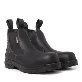 Royer Men's Rodeo Black Pull-On 6" Work Boot 5630GT