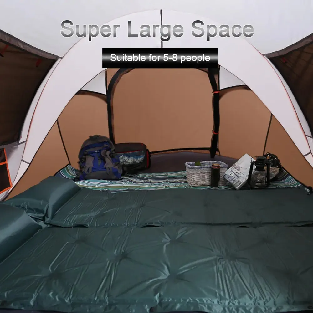 Spacious 3-4, 5-8 person Outdoor Pop up Tent Camping