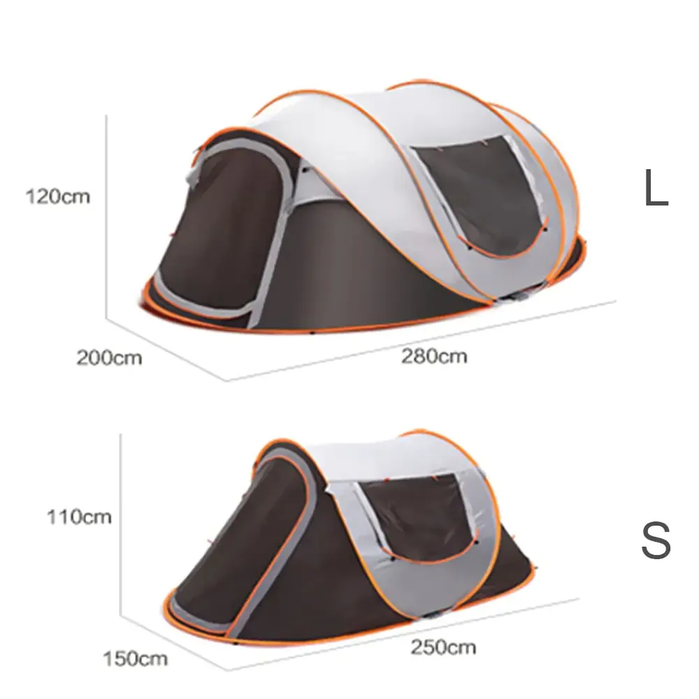 Spacious 3-4, 5-8 person Outdoor Pop up Tent Camping