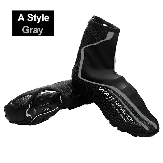 WEST BIKING Cycling Full Waterproof Zipper Winter Thermal Bike Overshoe