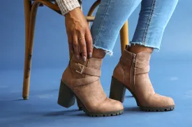 WILLOW Suede Booties