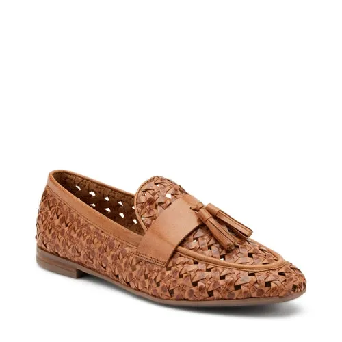 WOVEN LEATHER LOAFERS