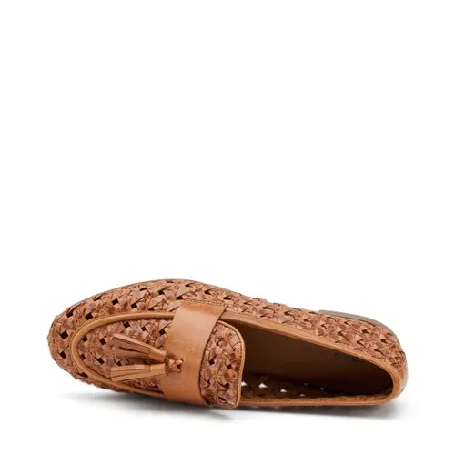 WOVEN LEATHER LOAFERS