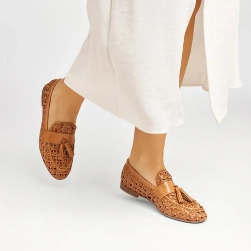 WOVEN LEATHER LOAFERS